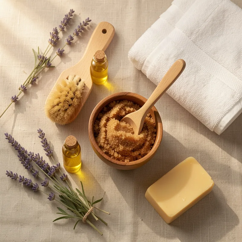Routine de soins du corps au naturel, étape par étape